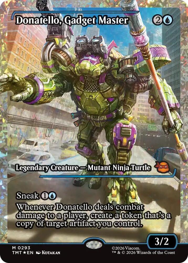 Donatello, Gadget Master 293 (Teenage Mutant Ninja Turtles)  - Foil | Good Games Adelaide SA