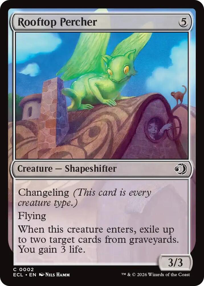 Rooftop Percher 2 (Lorwyn Eclipsed)  - Foil | Good Games Adelaide SA
