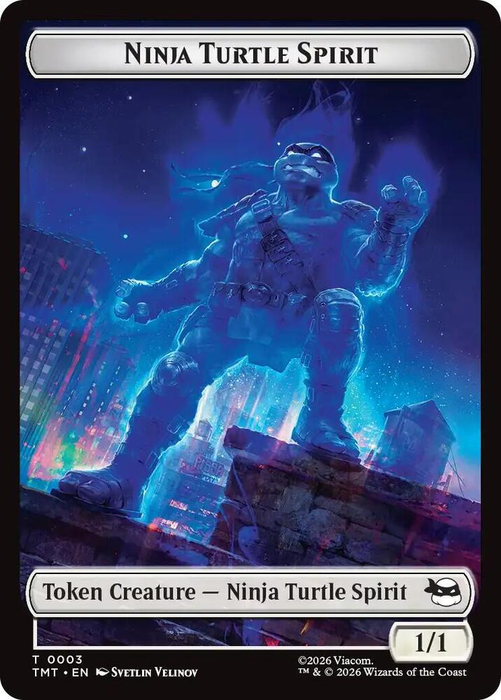 Ninja Turtle Spirit Food Double Sided Token 3 // 8 (Teenage Mutant Ninja Turtles)  | Good Games Adelaide SA