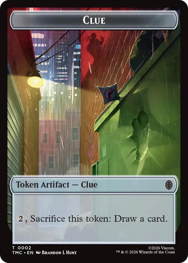 Clue Rat Double Sided Token 2 // 6 (Commander: Teenage Mutant Ninja Turtles)  | Good Games Adelaide SA