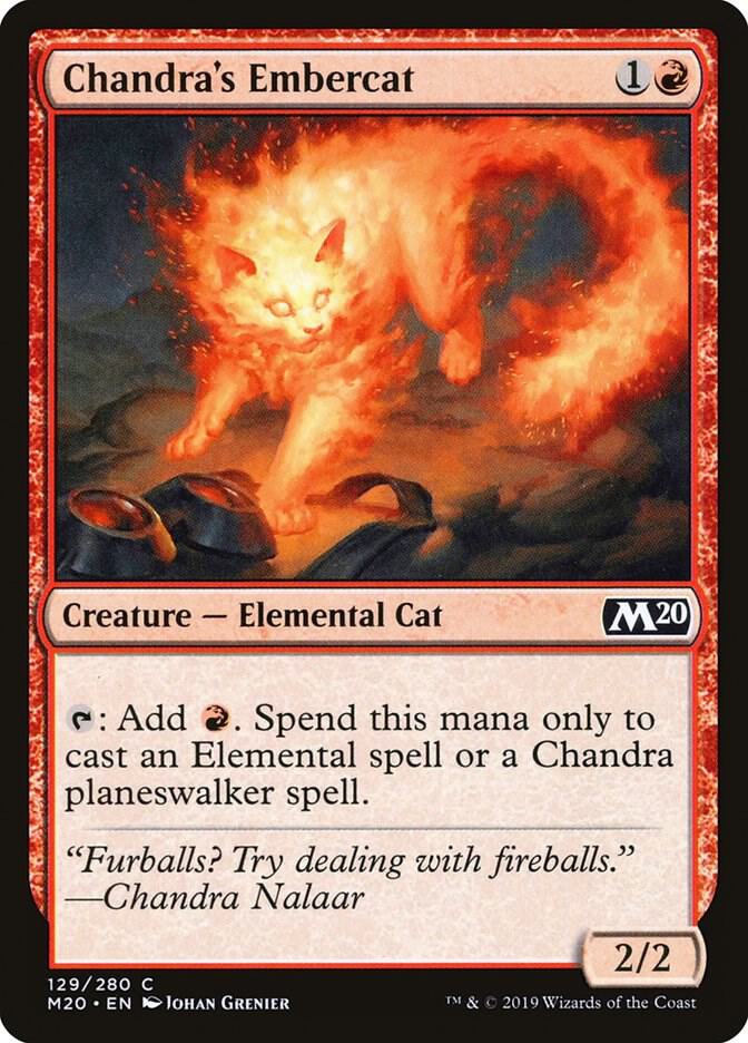Chandra's Embercat 129 (Core Set 2020)  | Good Games Adelaide SA
