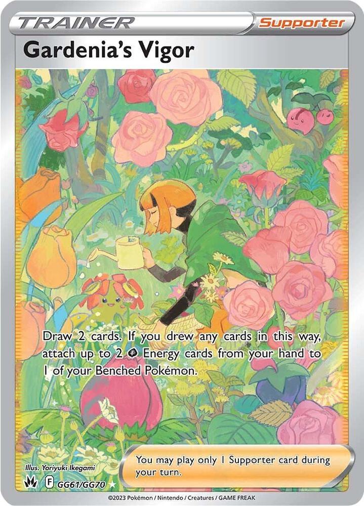 Gardenias Vigor GG61/GG70 (Crown Zenith: Galarian Gallery)  - Holofoil | Good Games Adelaide SA