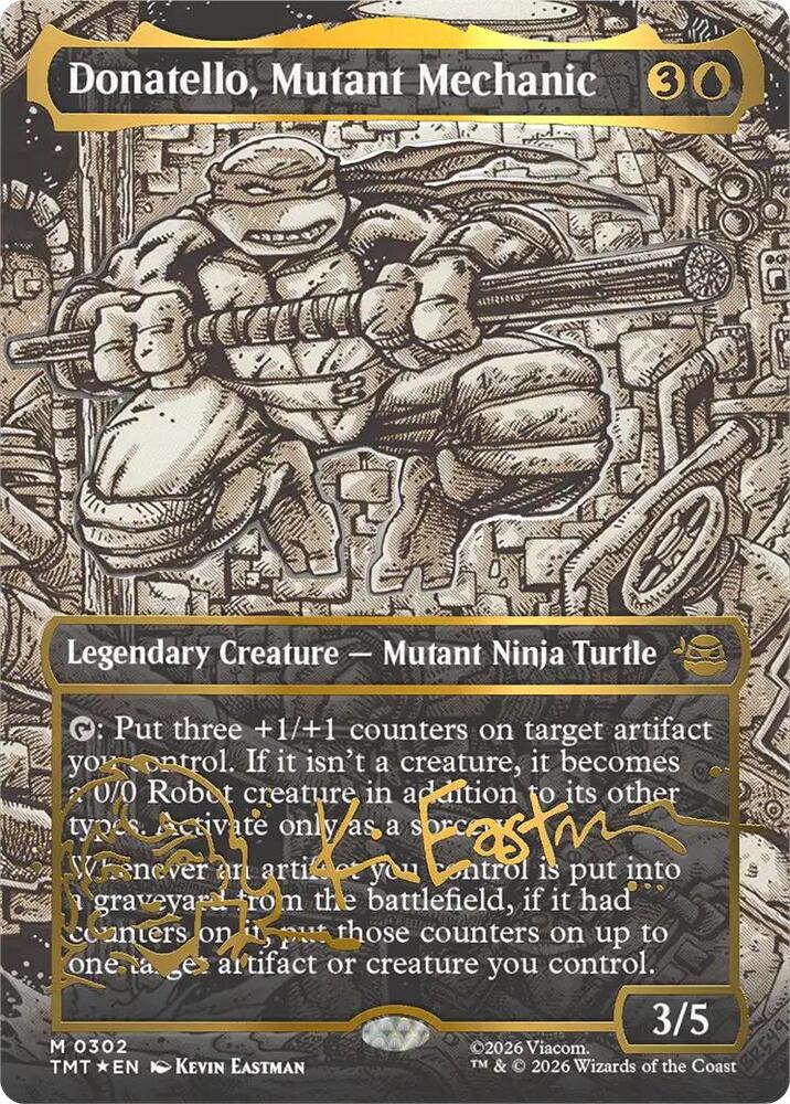 Donatello, Mutant Mechanic 302 (Teenage Mutant Ninja Turtles)  - Foil | Good Games Adelaide SA