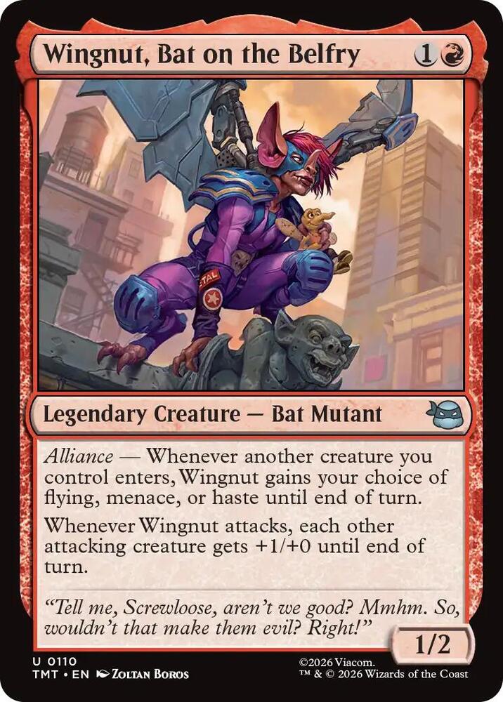 Wingnut, Bat on the Belfry 110 (Teenage Mutant Ninja Turtles)  | Good Games Adelaide SA