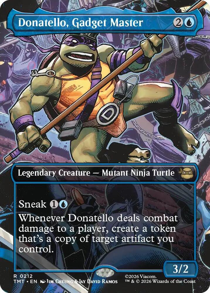 Donatello Gadget Master Borderless 212 (Teenage Mutant Ninja Turtles)  - Borderless | Good Games Adelaide SA