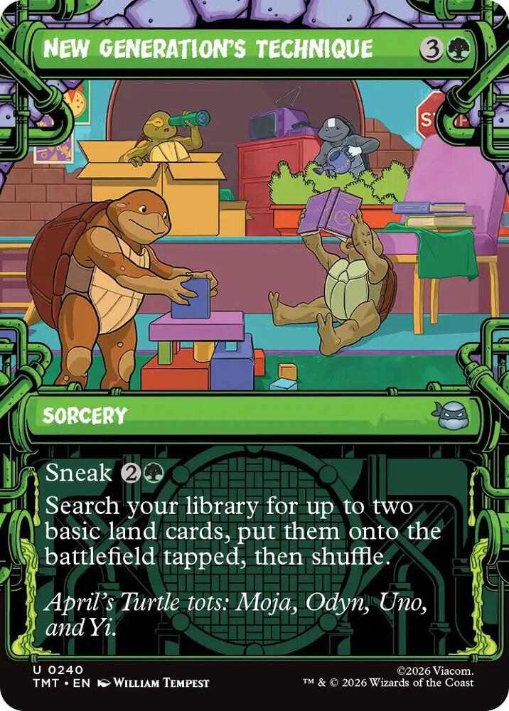 New Generation's Technique 240/260 (Teenage Mutant Ninja Turtles)  - Showcase | Good Games Adelaide SA