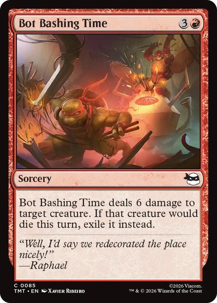 Bot Bashing Time 85 (Teenage Mutant Ninja Turtles)  - Foil | Good Games Adelaide SA