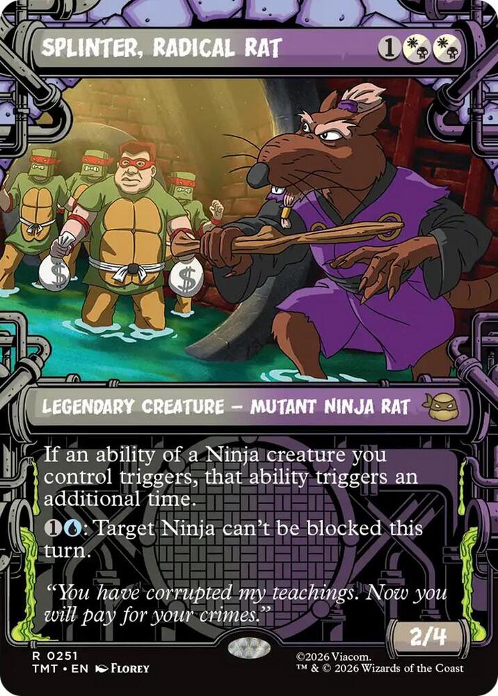 Splinter, Radical Rat 251 (Teenage Mutant Ninja Turtles)  | Good Games Adelaide SA