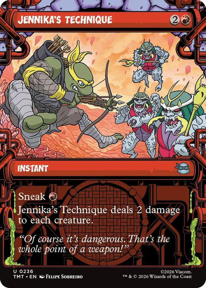 Jennika's Technique 236 (Teenage Mutant Ninja Turtles)  - Foil | Good Games Adelaide SA