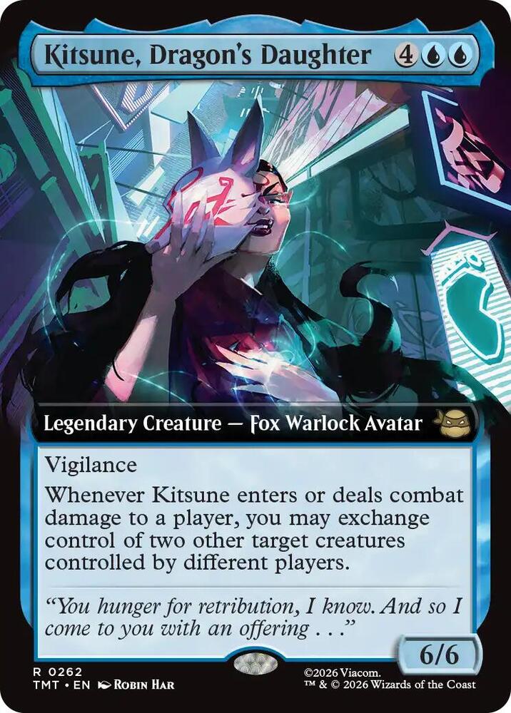 Kitsune. Dragon's Daughter 262 (Teenage Mutant Ninja Turtles)  - Foil | Good Games Adelaide SA