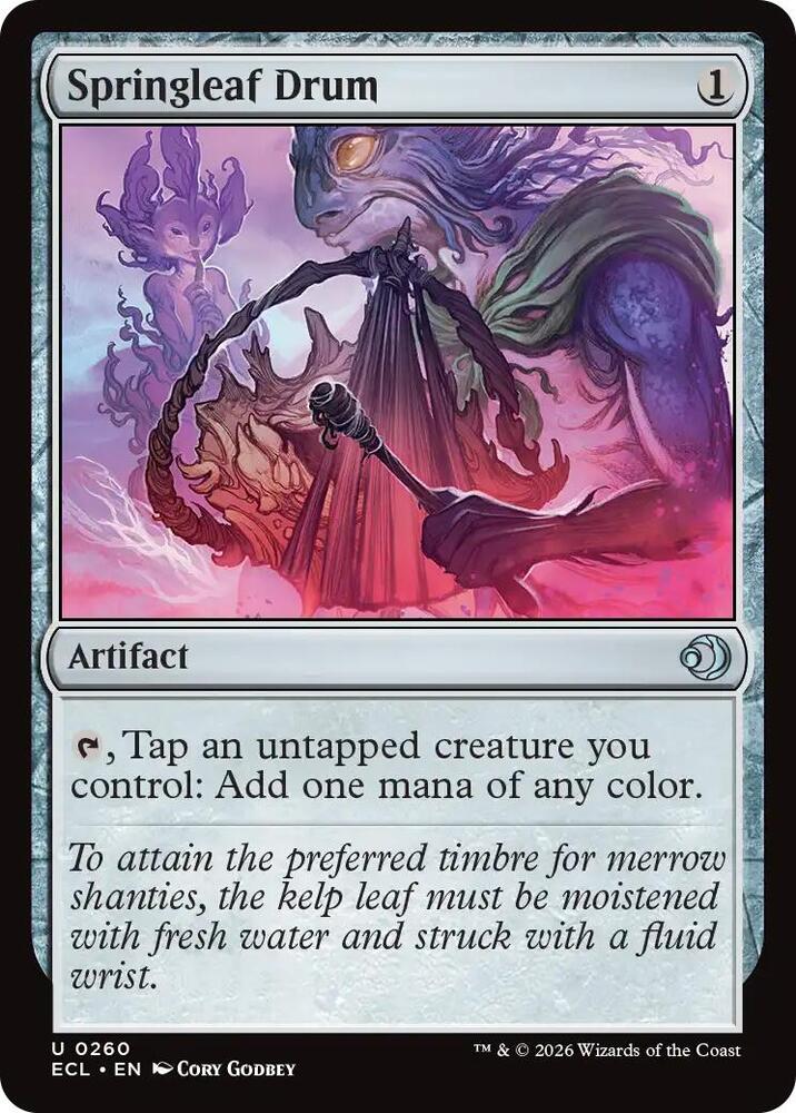 Springleaf Drum 260 (Lorwyn Eclipsed)  - Foil | Good Games Adelaide SA
