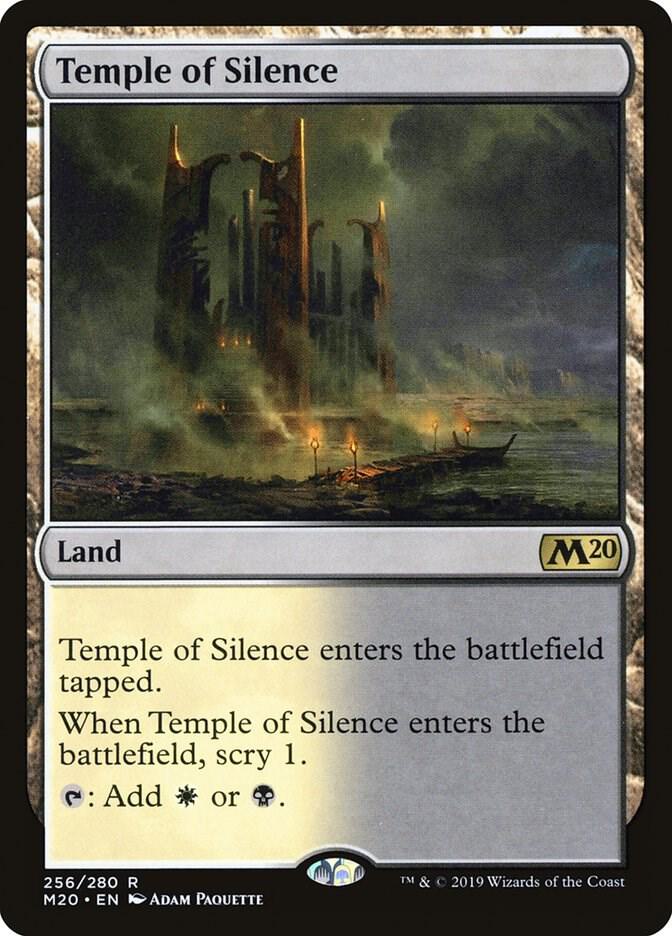 Temple of Silence 256 (Core Set 2020)  - Foil | Good Games Adelaide SA