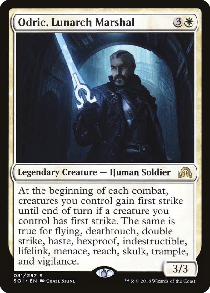 Odric Lunarch Marshal 31 (Shadows over Innistrad)  - Foil | Good Games Adelaide SA
