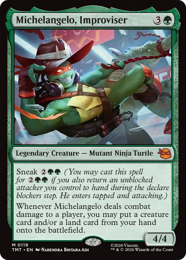 Michelangelo, Improviser 119 (Teenage Mutant Ninja Turtles)  | Good Games Adelaide SA