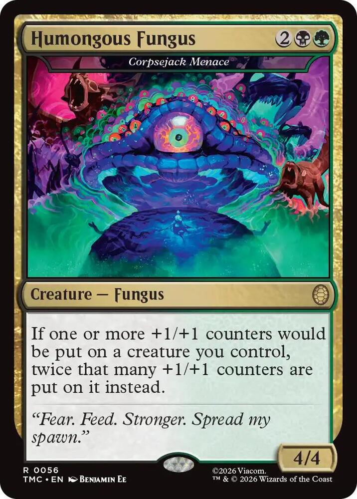 Humongous Fungus Corpsejack Menace 56/0 (Commander: Teenage Mutant Ninja Turtles)  - Surge Foil | Good Games Adelaide SA