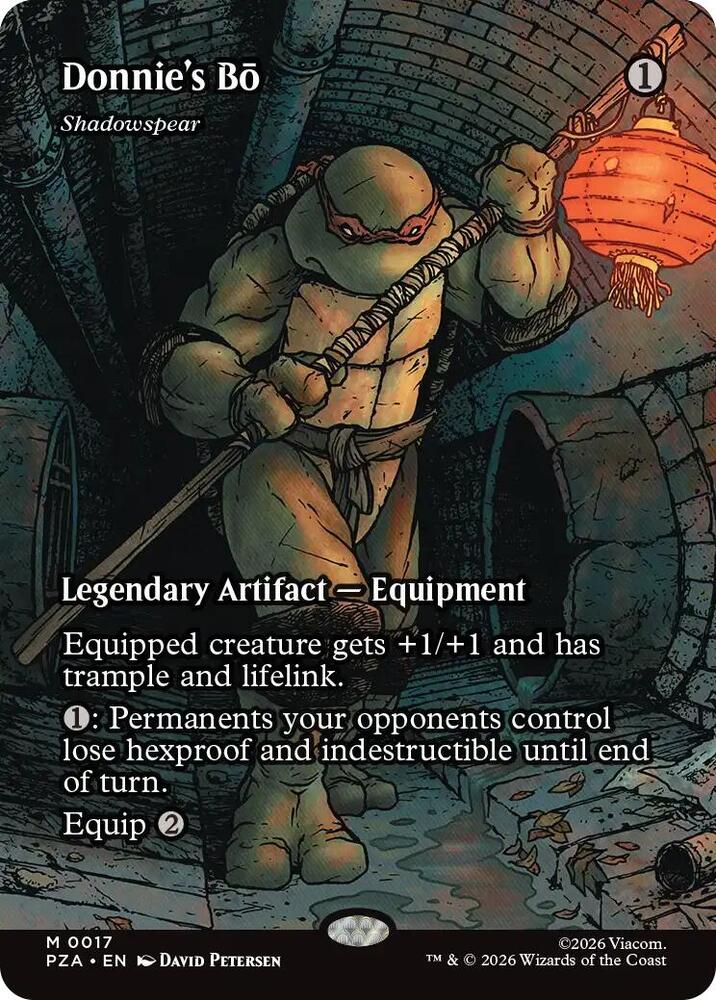 Donnies' Bō Shadowspear 17 (Teenage Mutant Ninja Turtles Source Material)  | Good Games Adelaide SA