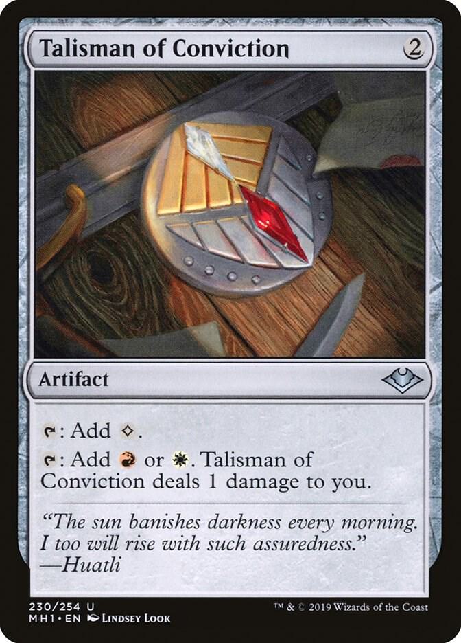 Talisman of Conviction 230 (Modern Horizons)  - Foil | Good Games Adelaide SA