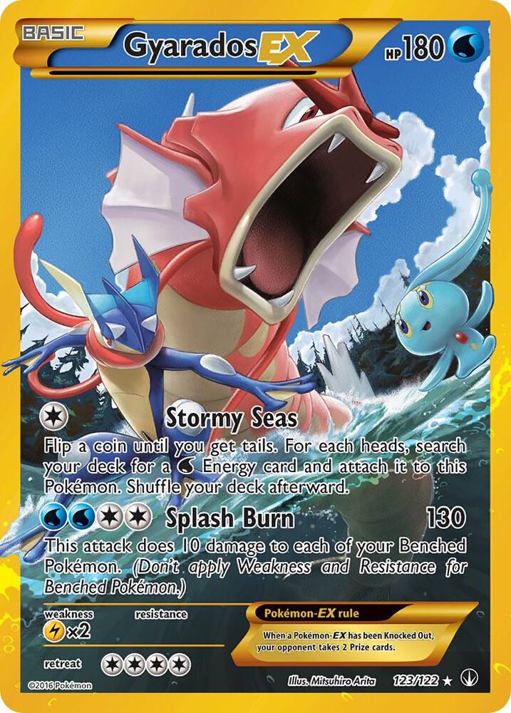 Gyarados EX Secret 123/122 (XY - BREAKpoint)  - Holofoil | Good Games Adelaide SA