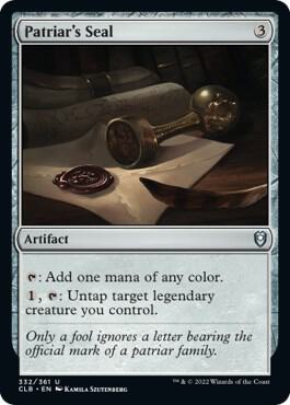 Patriars Seal 332 (Commander Legends: Battle for Baldur's Gate)  - Foil | Good Games Adelaide SA