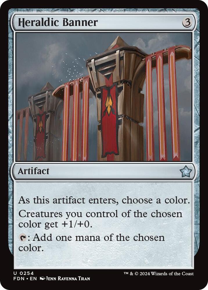 Heraldic Banner 254 (Foundations)  - Foil | Good Games Adelaide SA