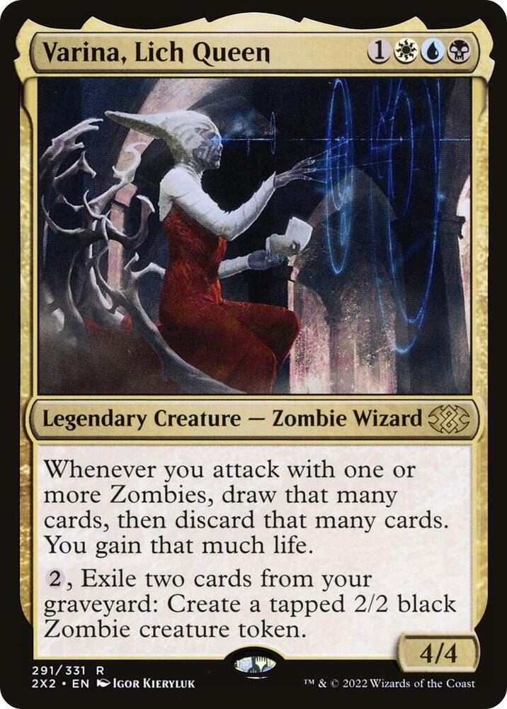 Varina Lich Queen 291 (Double Masters 2022)  - Foil | Good Games Adelaide SA