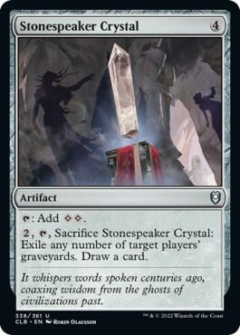 Stonespeaker Crystal 338 (Commander Legends: Battle for Baldur's Gate)  - Foil | Good Games Adelaide SA