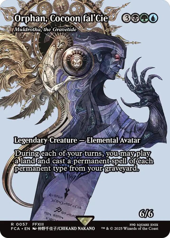 Orphan Cocoon falCie Muldrotha the Gravetide  57/0 (FINAL FANTASY: Through the Ages)  - Showcase Foil | Good Games Adelaide SA