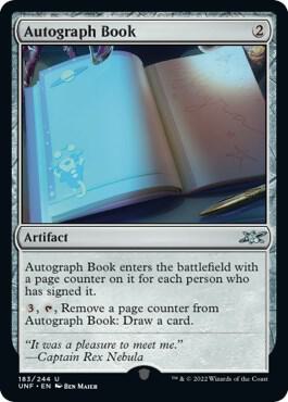 Autograph Book 183 (Unfinity)  | Good Games Adelaide SA