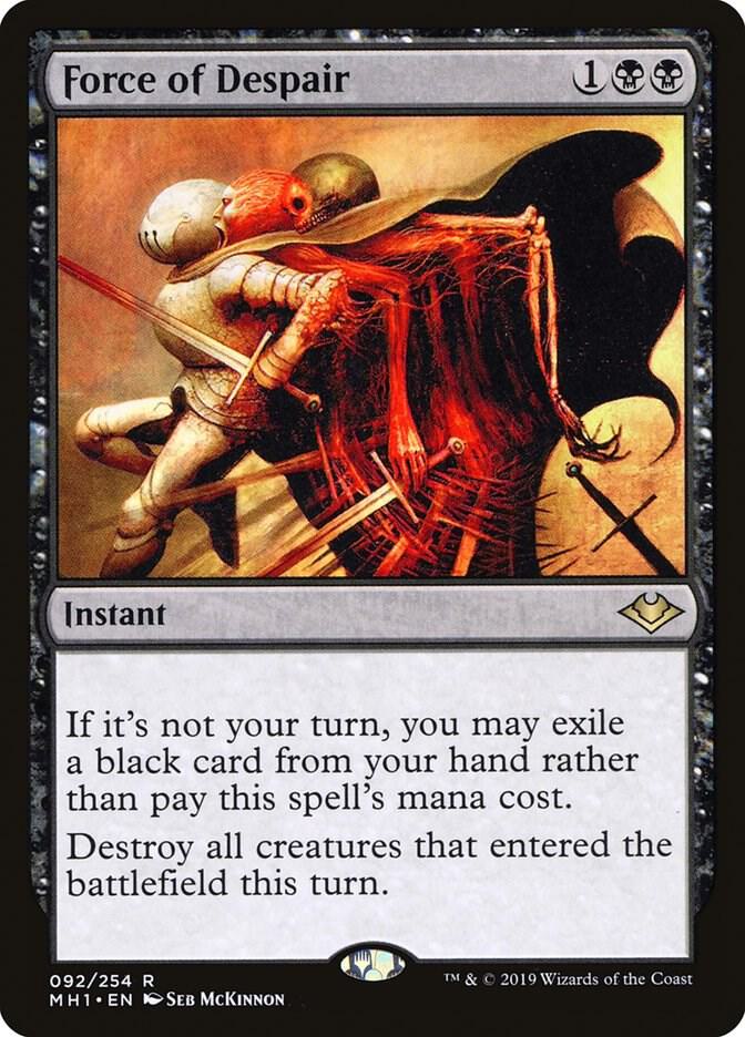 Force of Despair 92 (Modern Horizons)  - Foil | Good Games Adelaide SA