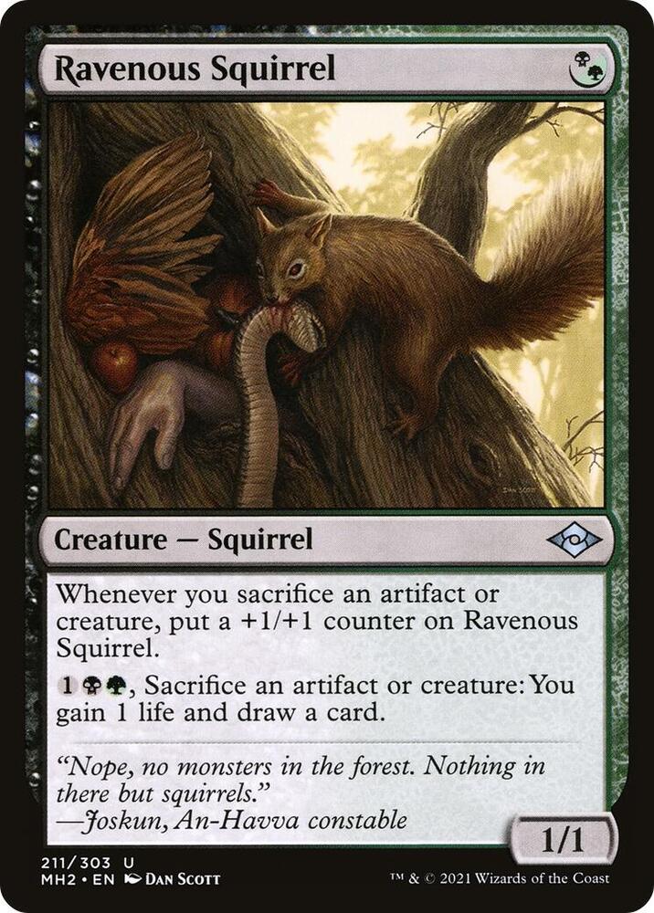 Ravenous Squirrel 211 (Modern Horizons 2)  - Foil | Good Games Adelaide SA