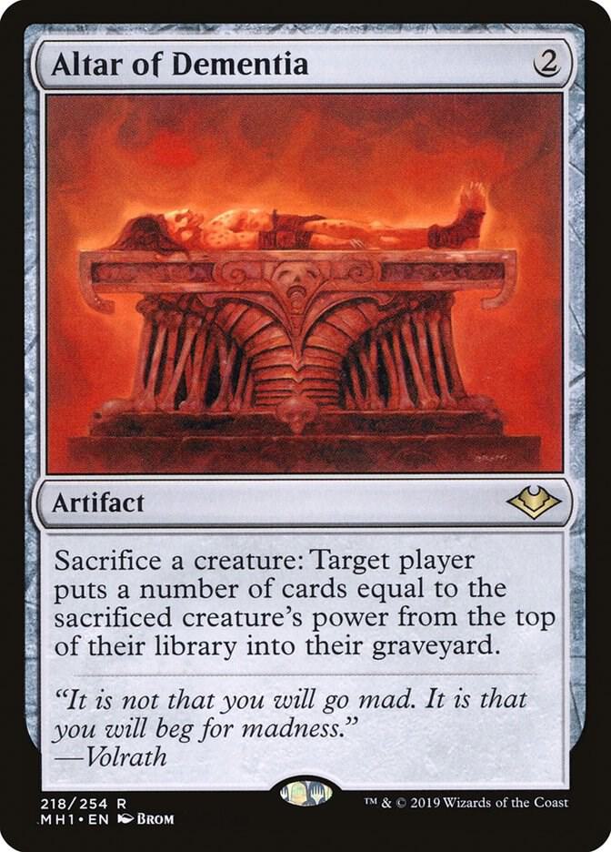 Altar of Dementia 218 (Modern Horizons)  - Foil | Good Games Adelaide SA
