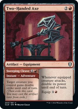 Two Handed Axe 203 (Commander Legends: Battle for Baldur's Gate)  | Good Games Adelaide SA