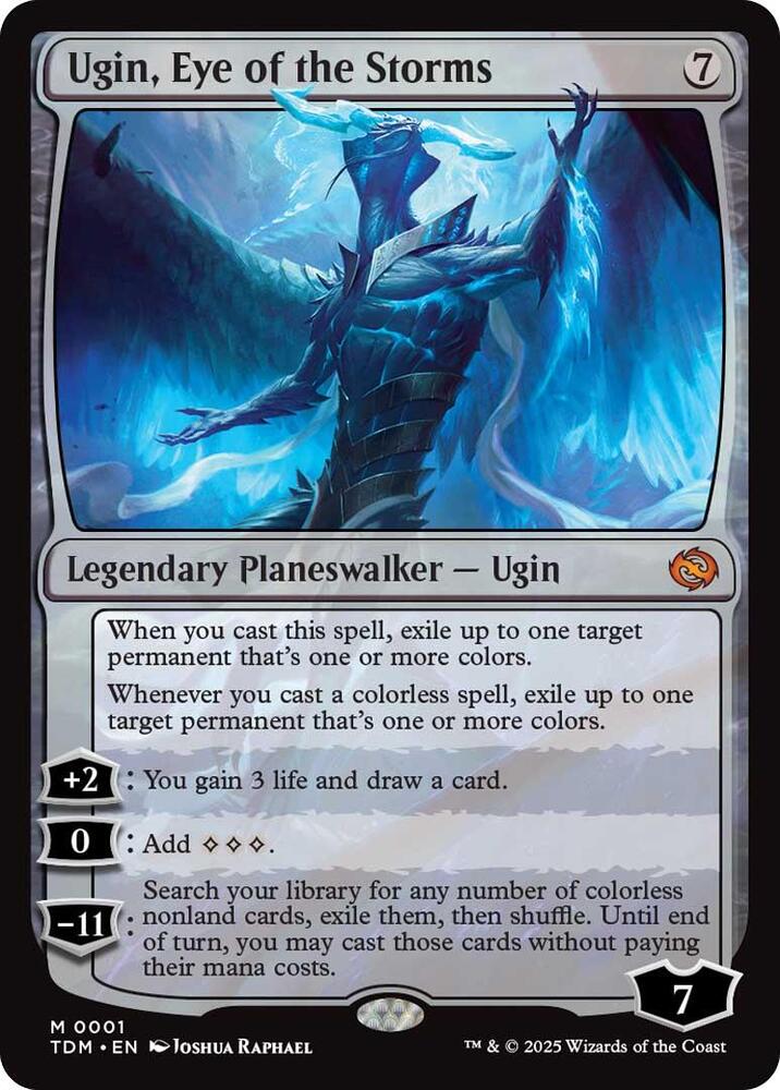 Ugin, Eye of the Storms 1 (Tarkir: Dragonstorm)  - Foil | Good Games Adelaide SA