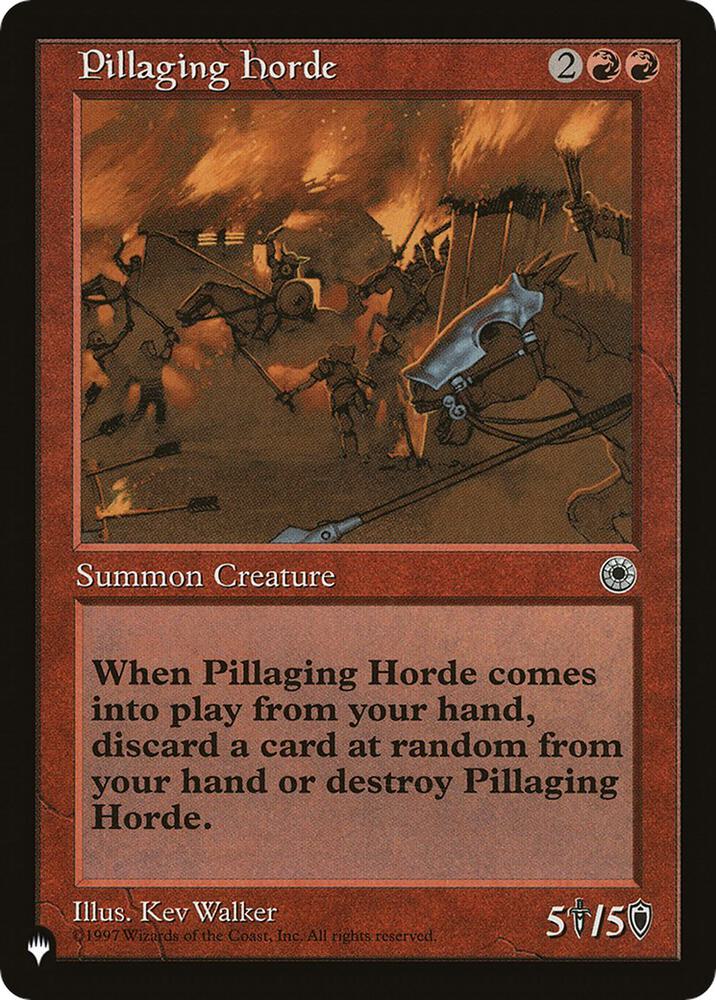 Pillaging Horde  (The List Reprints)  | Good Games Adelaide SA