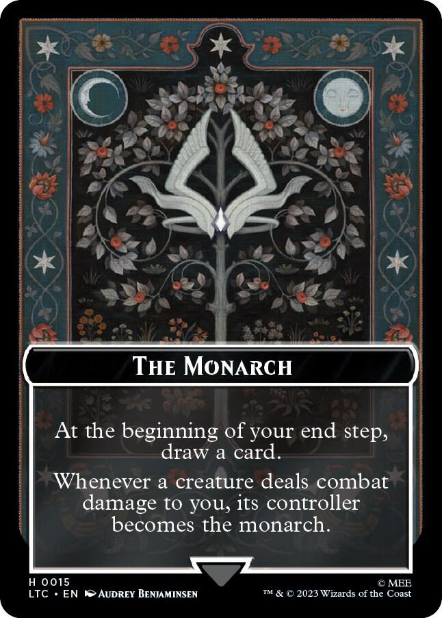 The Monarch Treasure Double Sided Token 15 // 12 (Commander: The Lord of the Rings: Tales of Middle-earth)  | Good Games Adelaide SA