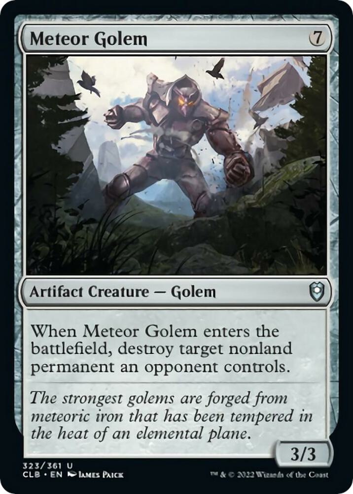 Meteor Golem 323 (Commander Legends: Battle for Baldur's Gate)  | Good Games Adelaide SA