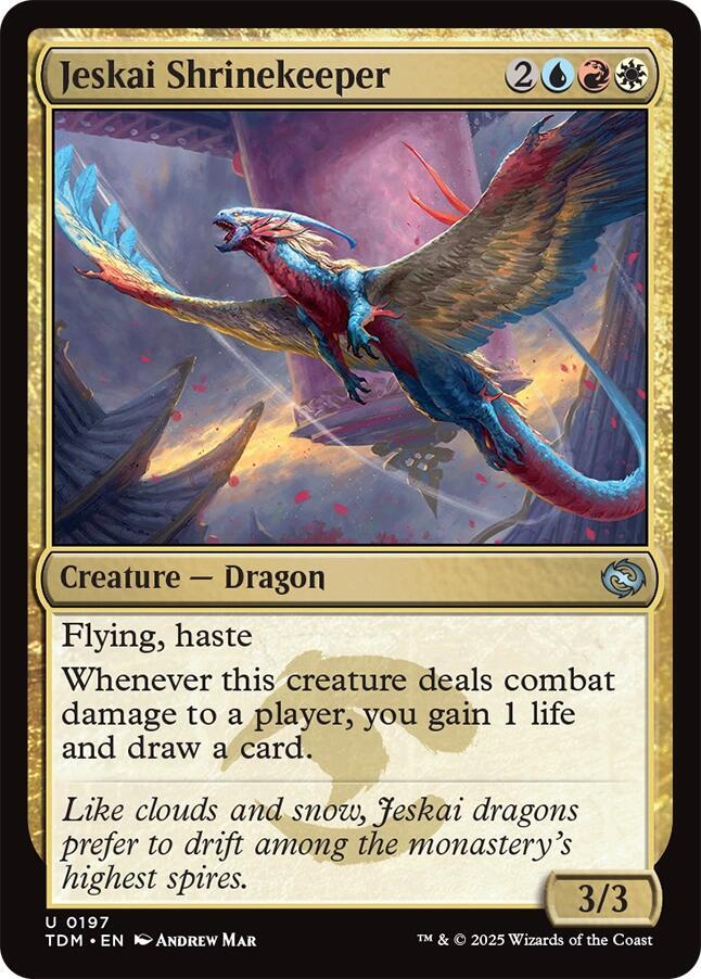 Jeskai Shrinekeeper 197 (Tarkir: Dragonstorm)  - Foil | Good Games Adelaide SA