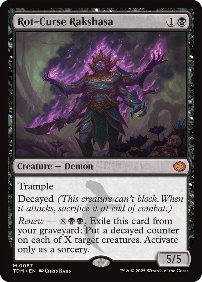 Rot-Curse Rakshasa 87 (Tarkir: Dragonstorm)  | Good Games Adelaide SA