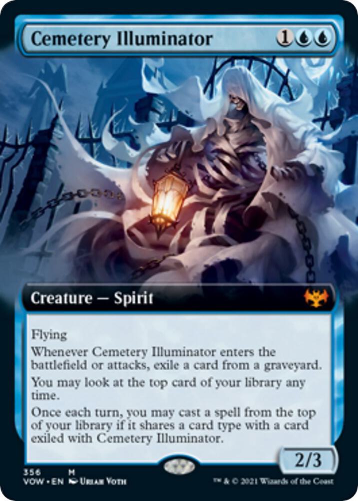 Cemetery Illuminator Extended Art 356 (Innistrad: Crimson Vow)  - Foil | Good Games Adelaide SA