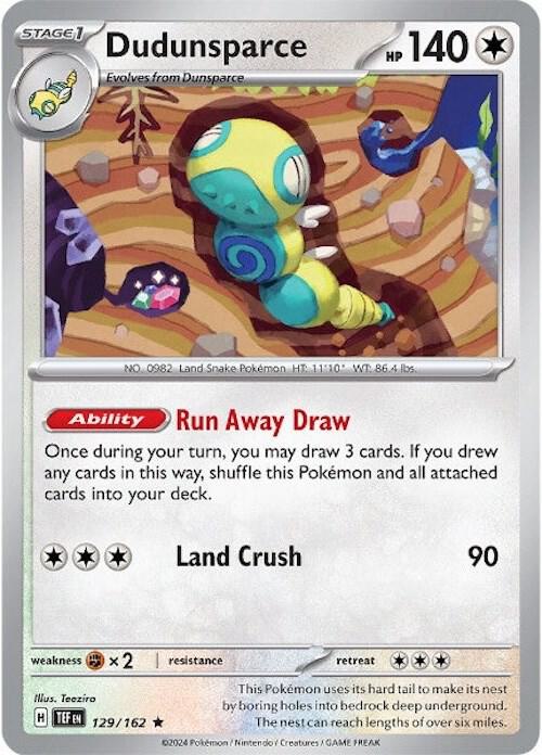 Dudunsparce 129/162 (SV05: Temporal Forces)  - Holofoil | Good Games Adelaide SA