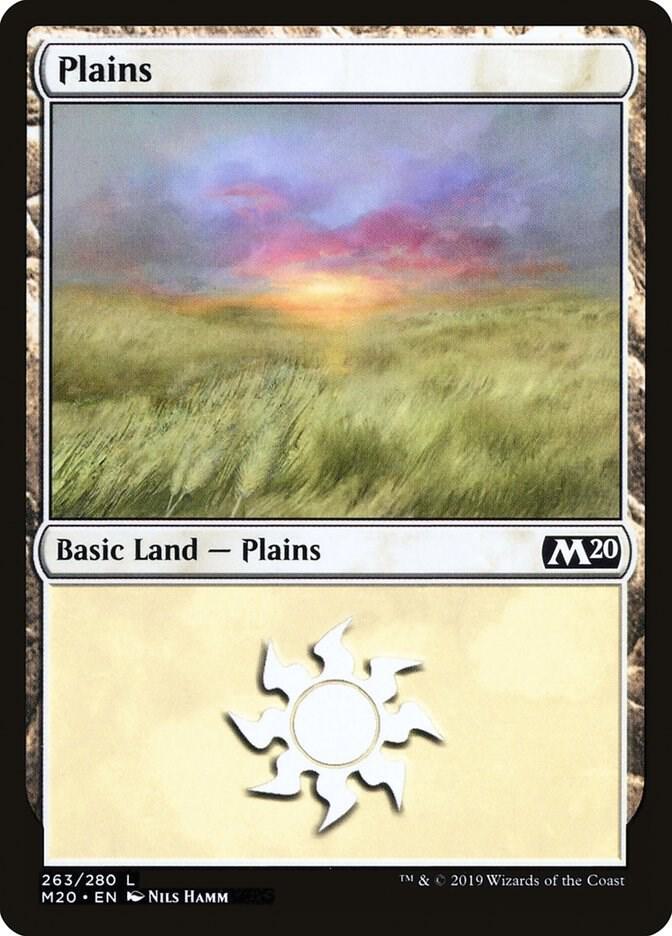 Plains 263 (Core Set 2020)  - Foil | Good Games Adelaide SA