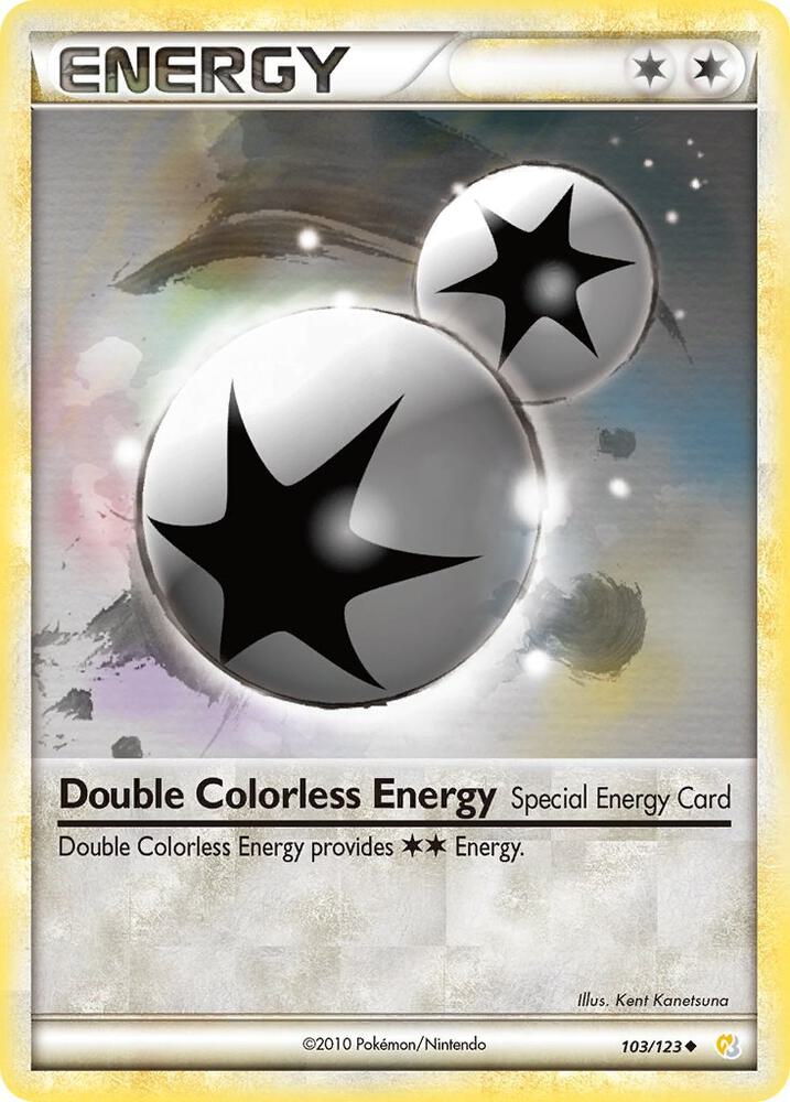 Double Colorless Energy 103/123 (HeartGold SoulSilver)  - Reverse Holofoil | Good Games Adelaide SA