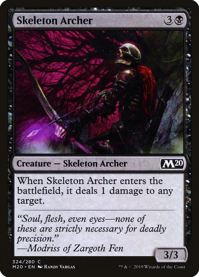 Skeleton Archer 324 (Core Set 2020)  | Good Games Adelaide SA