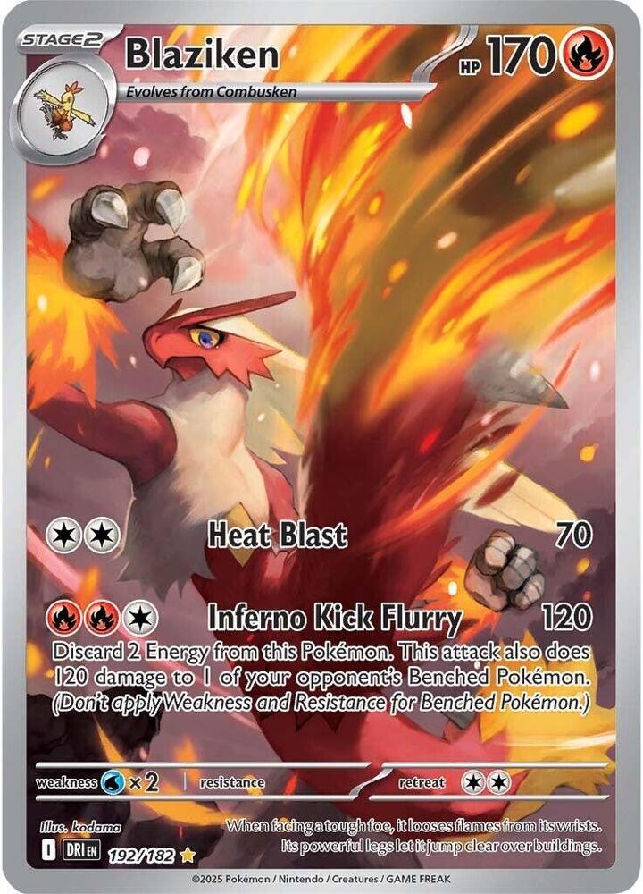 Blaziken 192/182 (SV10: Destined Rivals)  - Holofoil | Good Games Adelaide SA