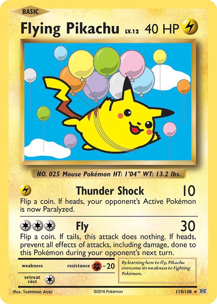 Flying Pikachu 110/108 (XY - Evolutions)  | Good Games Adelaide SA