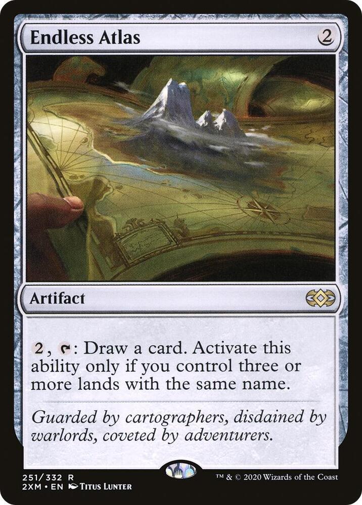 Endless Atlas 251 (Double Masters)  - Foil | Good Games Adelaide SA