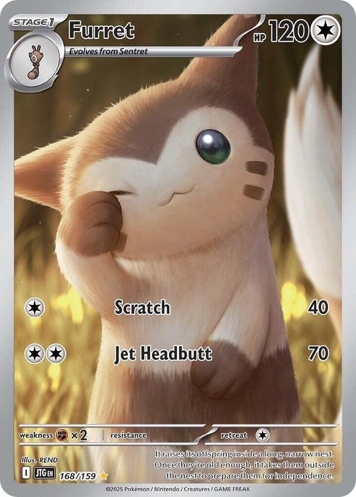 Furret 168/159 (SV09: Journey Together)  - Holofoil | Good Games Adelaide SA