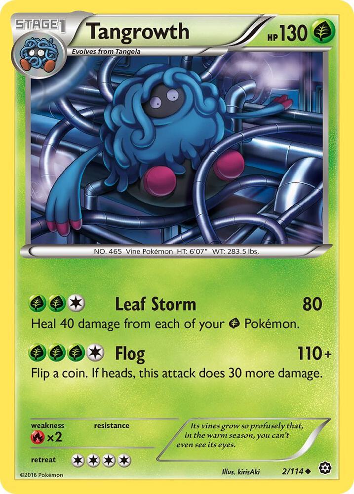 Tangrowth 2/114 (XY - Steam Siege)  | Good Games Adelaide SA