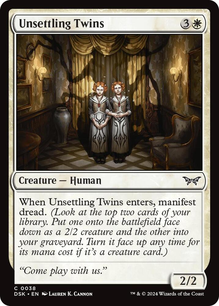 Unsettling Twins 38 (Duskmourn: House of Horror)  | Good Games Adelaide SA