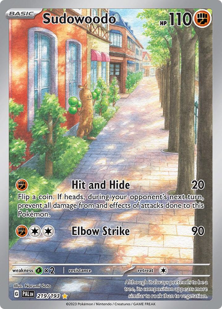 Sudowoodo 219/193 (SV02: Paldea Evolved)  - Holofoil | Good Games Adelaide SA